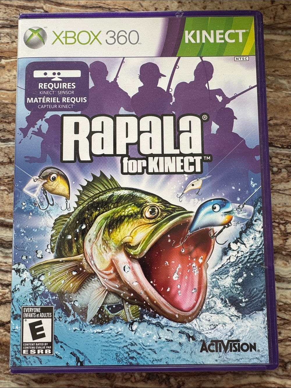 Rapala for Kinect Xbox 360 Fishing Game - Purple